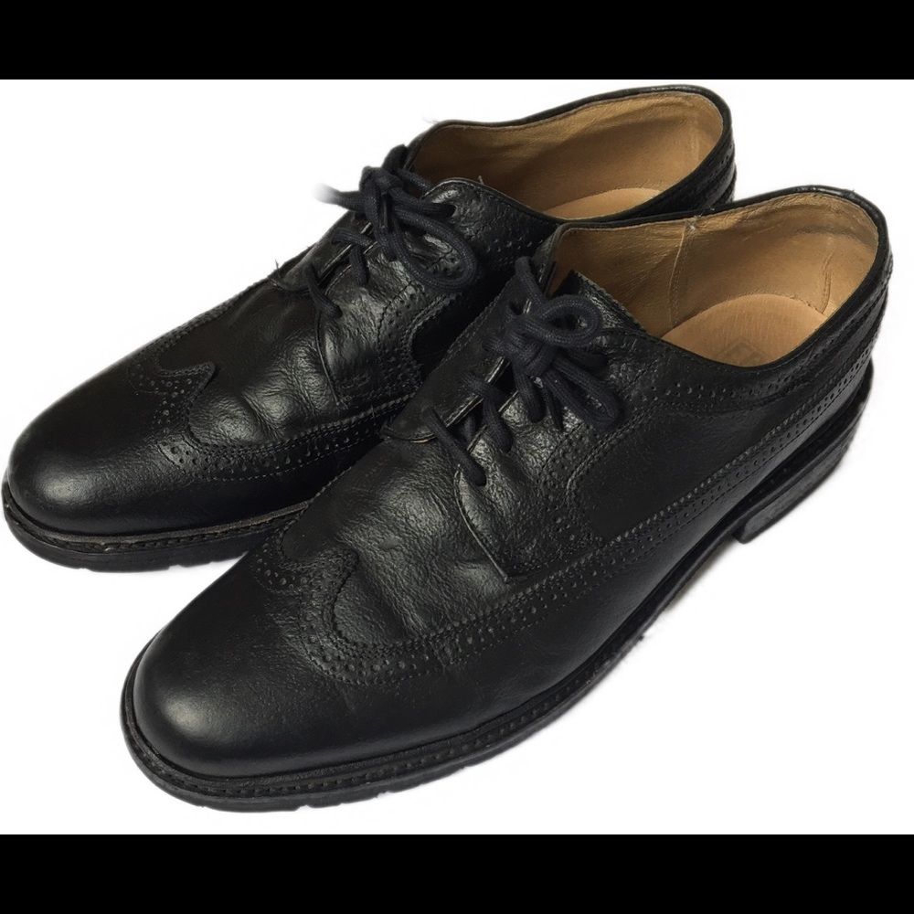 Frye men’s Leather Black Brogue Shoe Oxford 12D